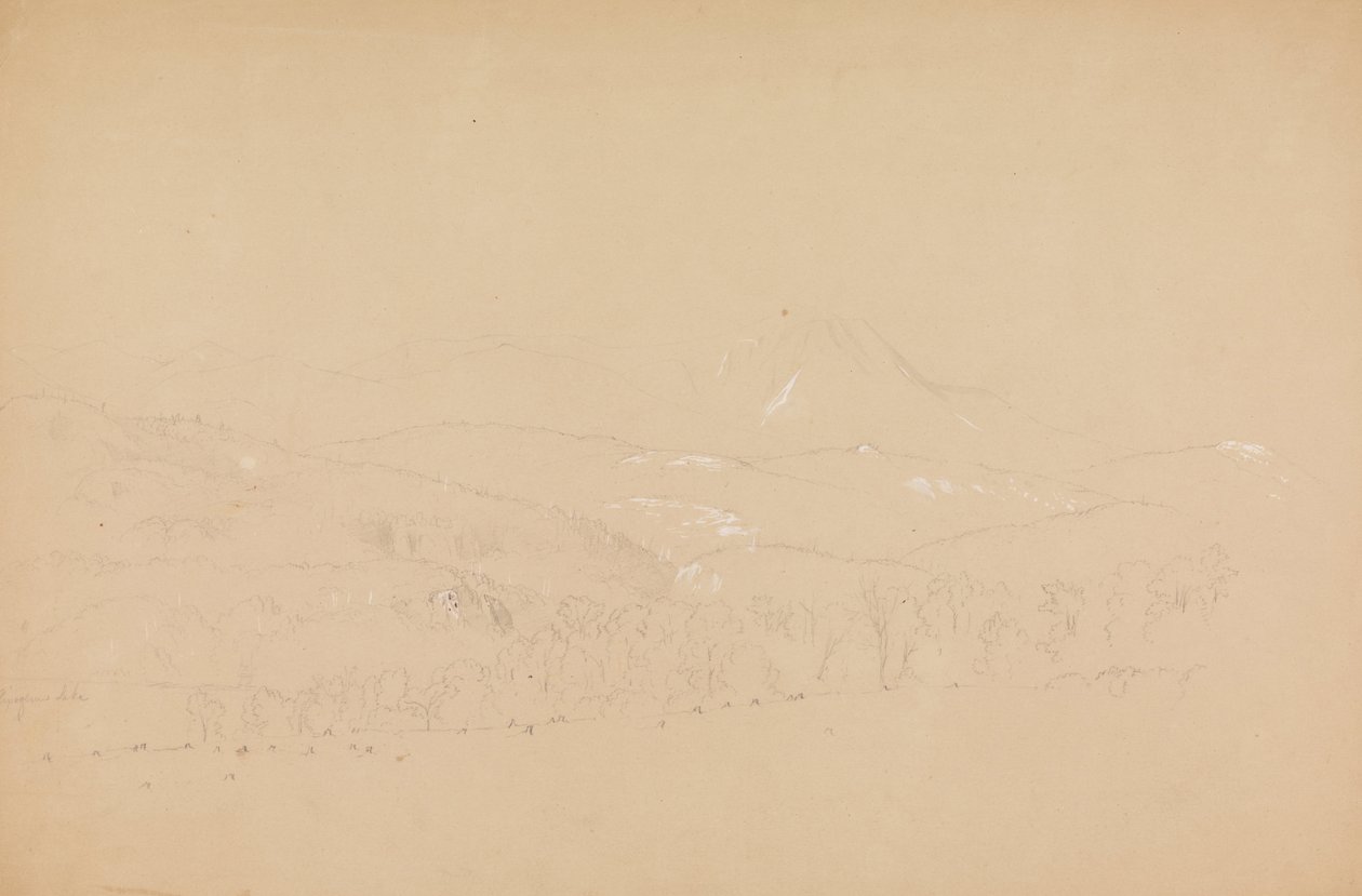 Vue lointaine du Katahdin vu de l