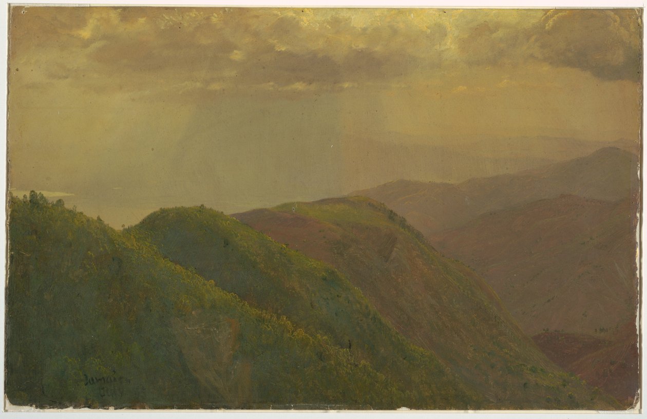 Paysage en Jamaïque, Antilles - Frederic Edwin Church