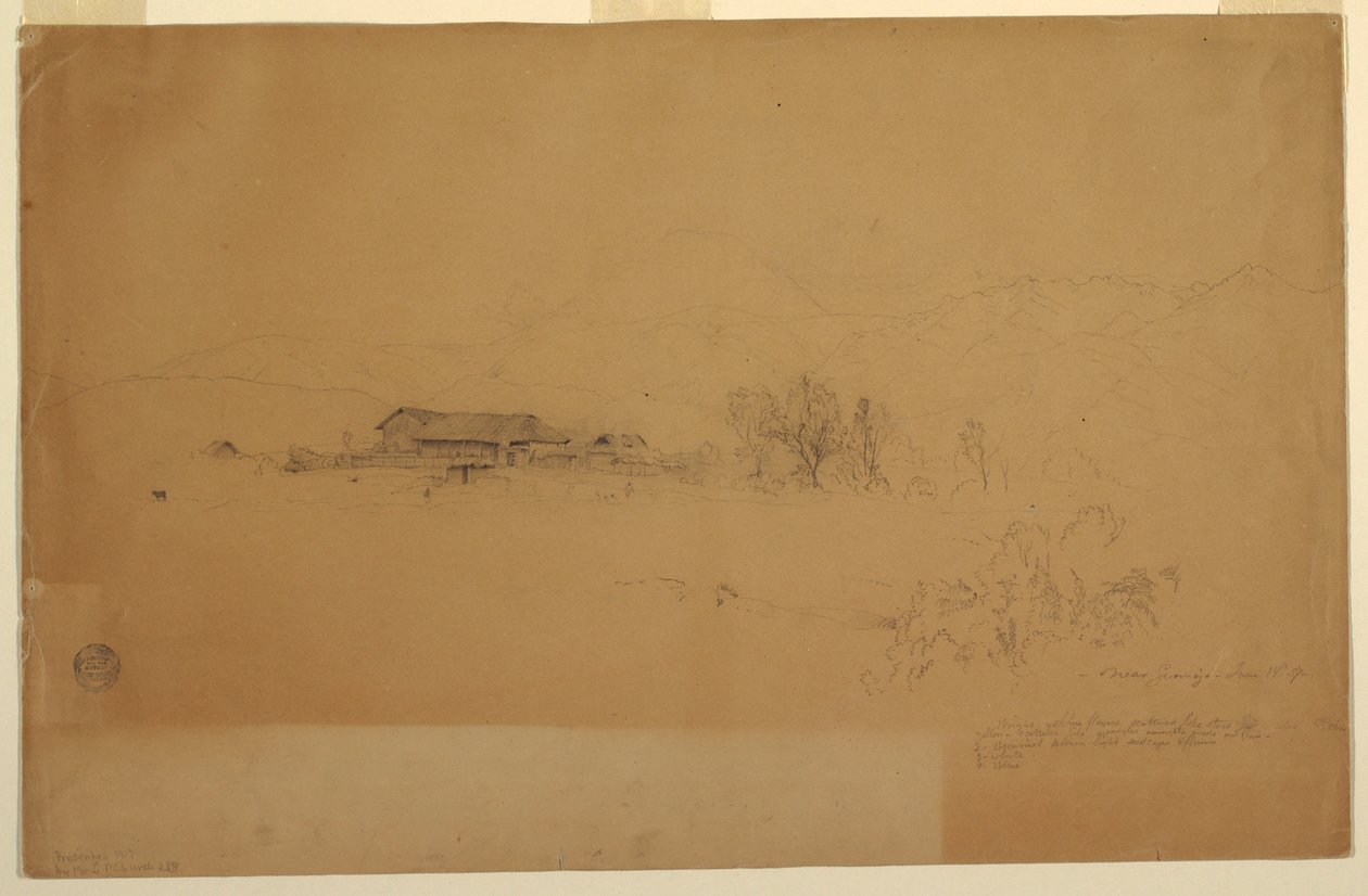 Près de Guanojo, Équateur - Frederic Edwin Church