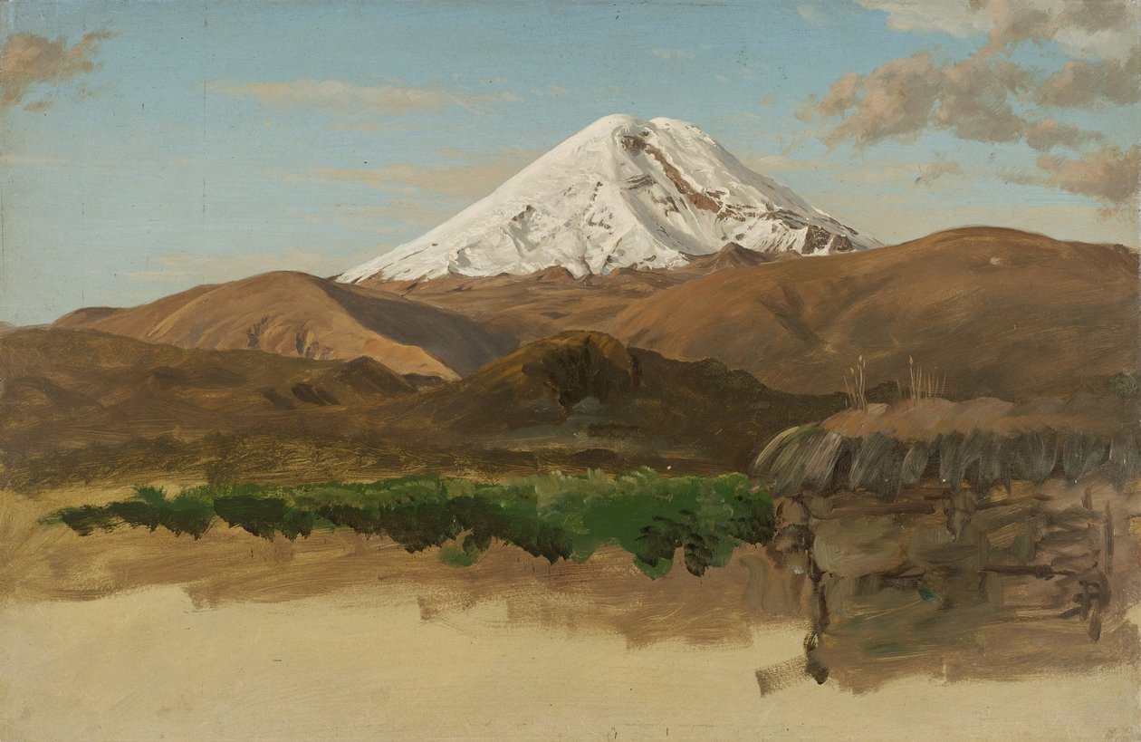 Étude du mont Chimborazo, Équateur - Frederic Edwin Church