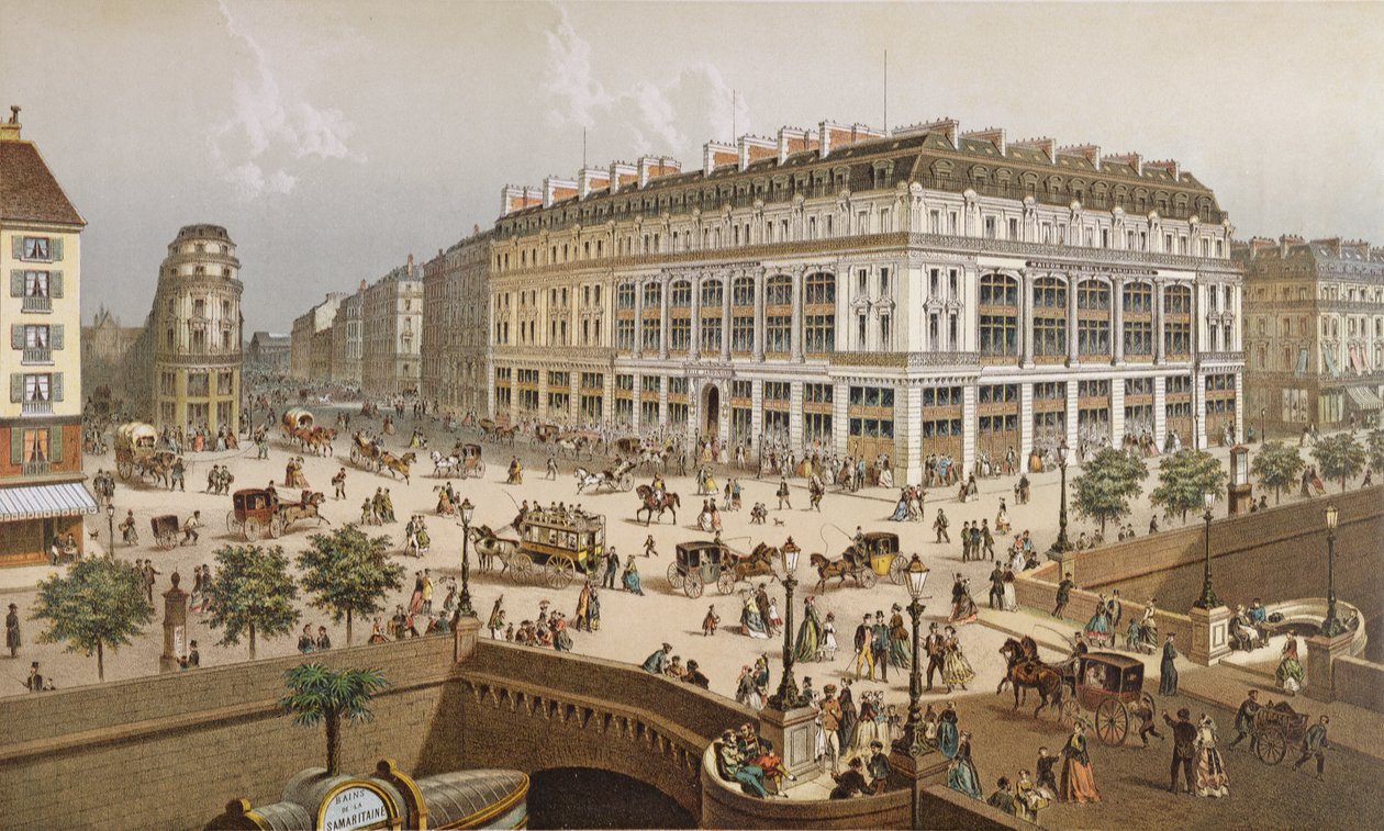 Vue du grand magasin 