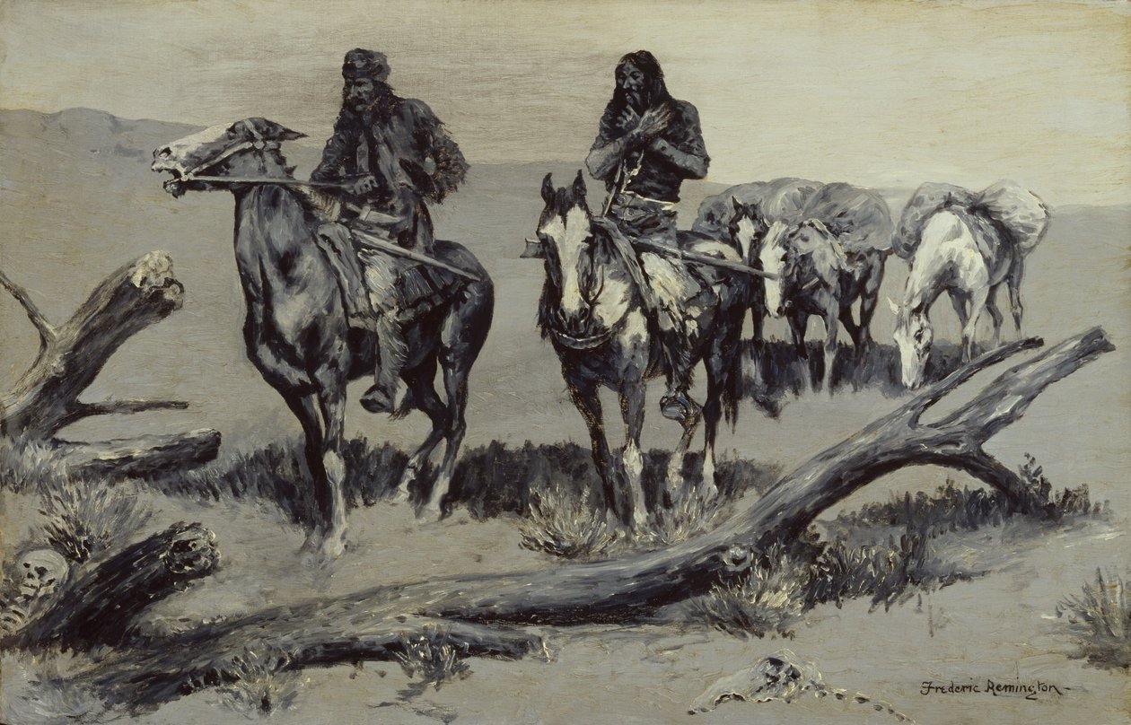 Les hommes morts (La découverte), 1908 - Frederic Remington