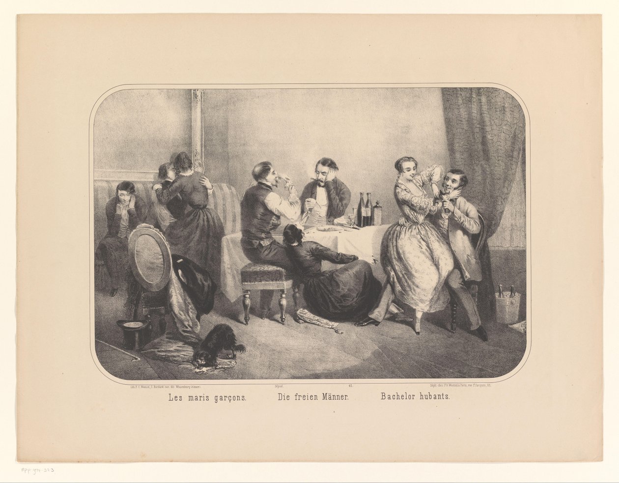 Les maris garçons - Frederic Charles Wentzel (possibly)