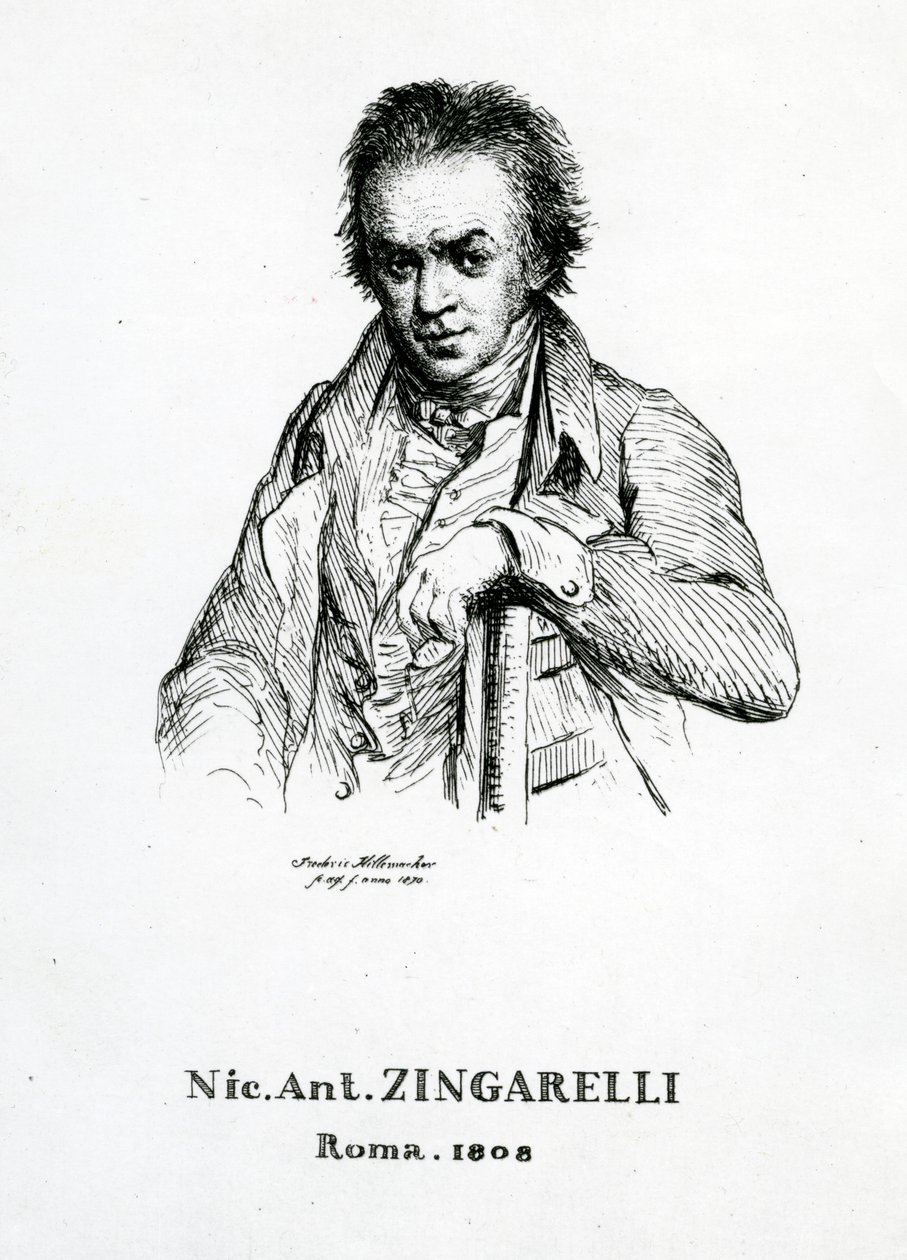 Niccolo Antonio Zingarelli, 1870 - Frederic Desire Hillemacher