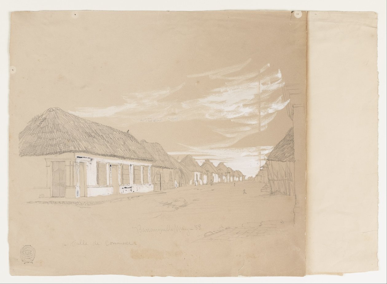 Calle de Commerce, Barranquilla, Colombia - Frederic Edwin Church