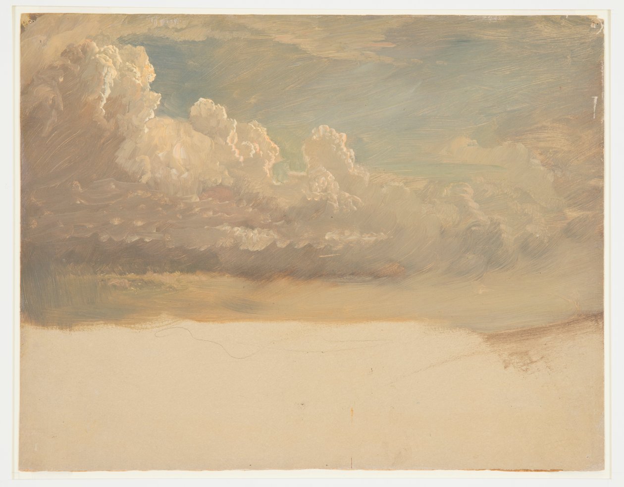 Étude de nuages - Frederic Edwin Church