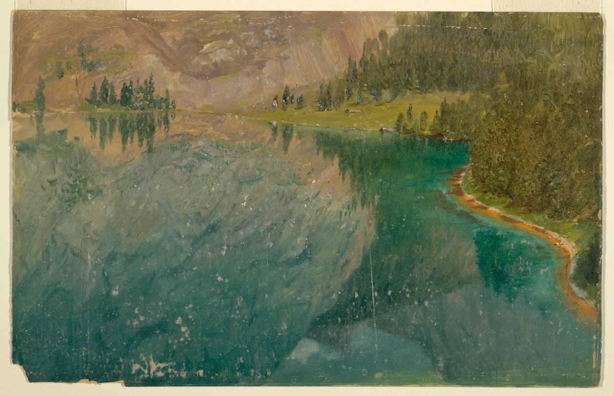 Dessin, lac d