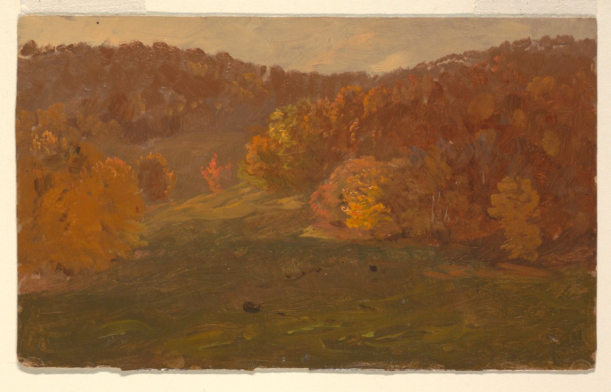 Dessin, paysage d