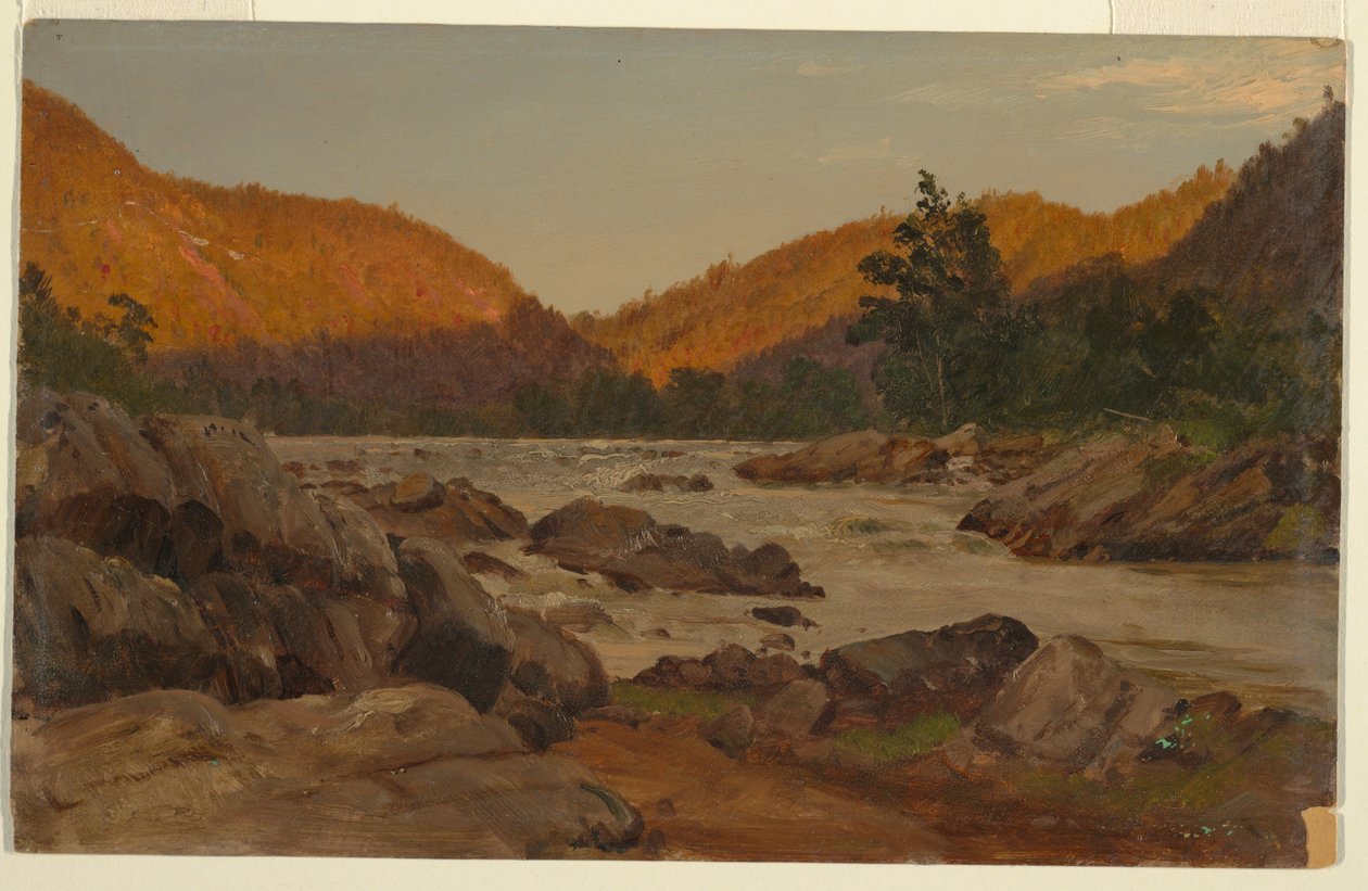 Dessin, paysage d