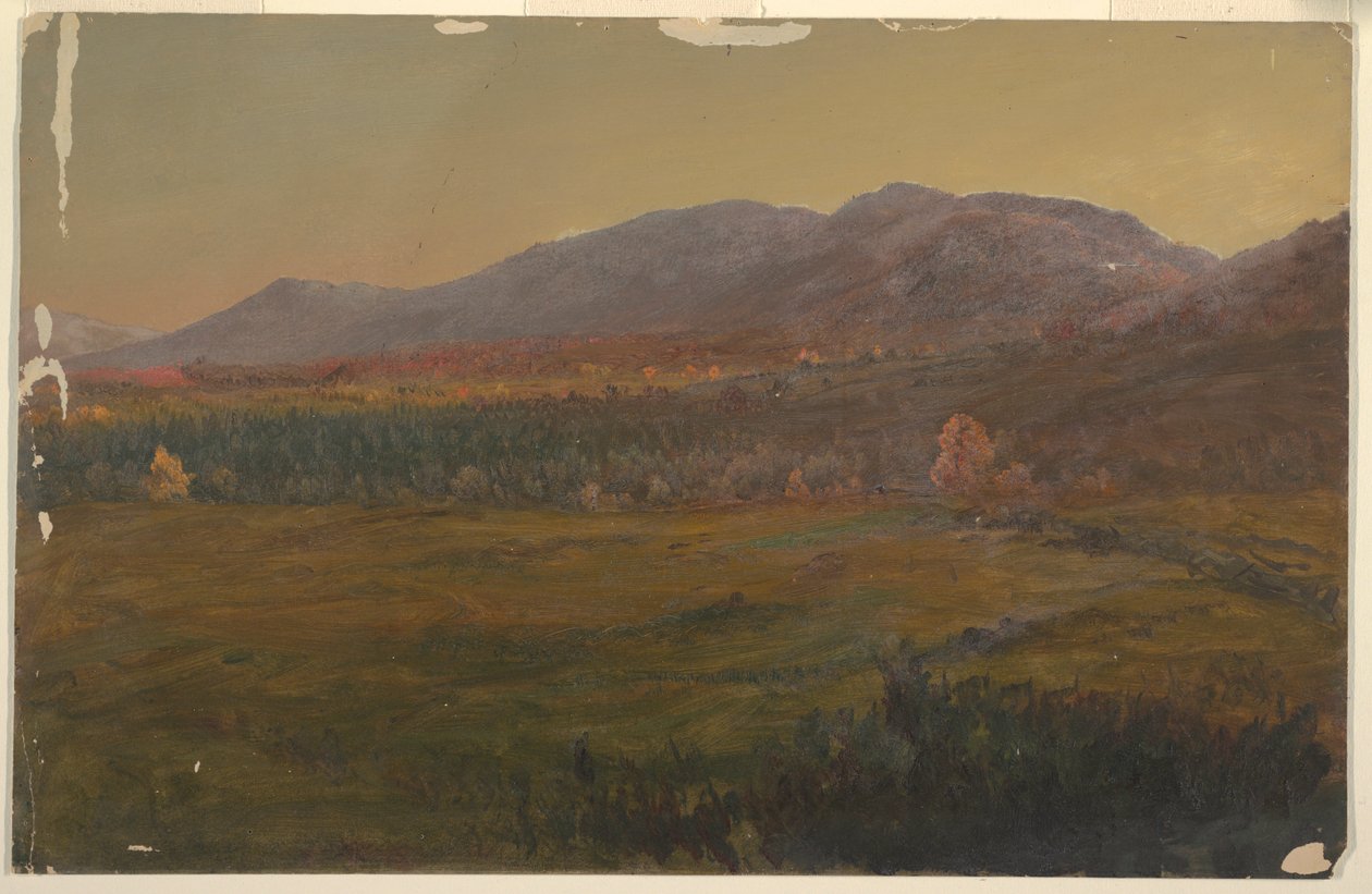 Dessin, paysage d