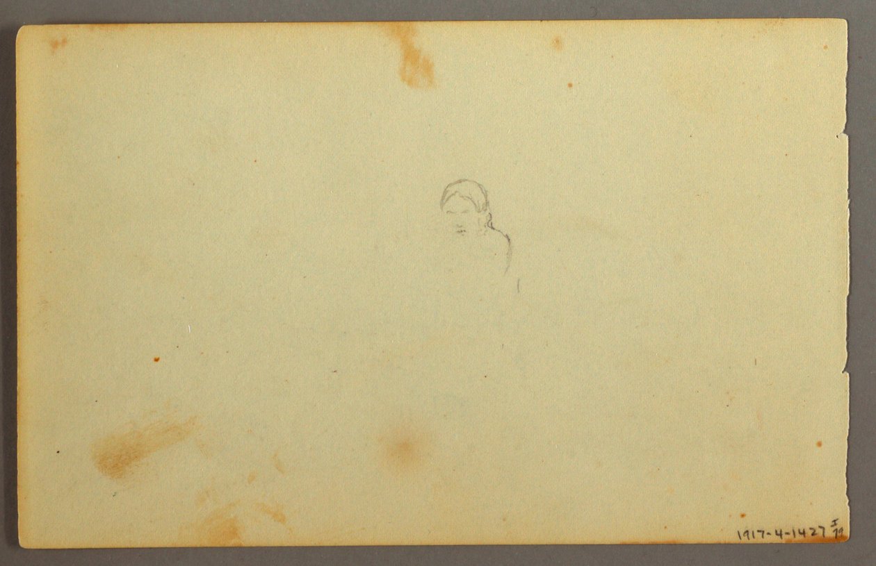 Dessin, large vallée avec des fermes, 1844 - Frederic Edwin Church
