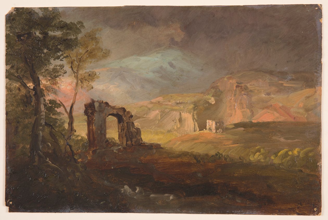 Dessin, Campagna Fantasy, probablement 1868-69 - Frederic Edwin Church