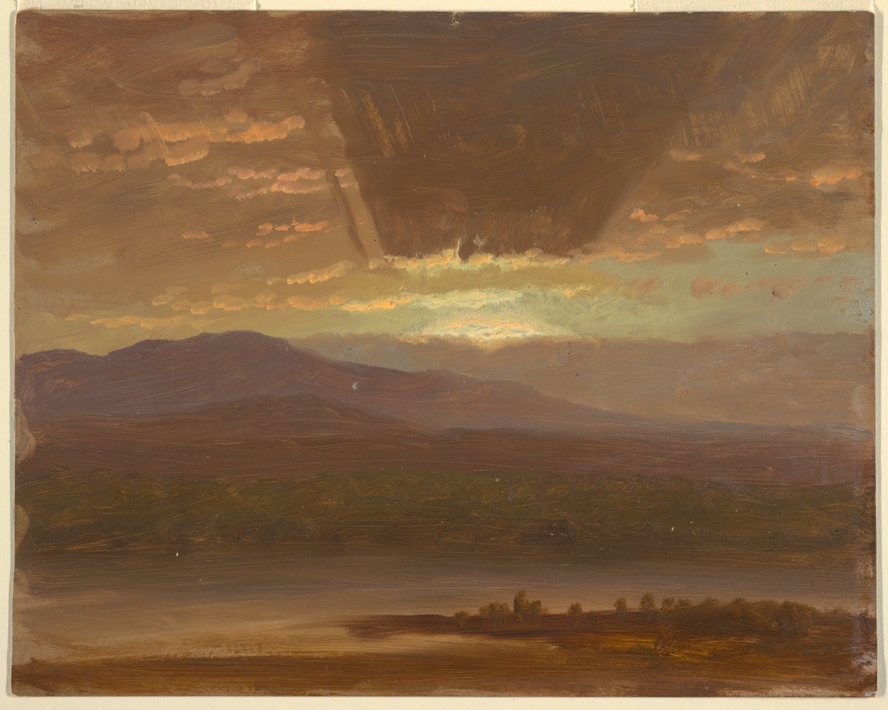 Dessin, Catskills depuis l