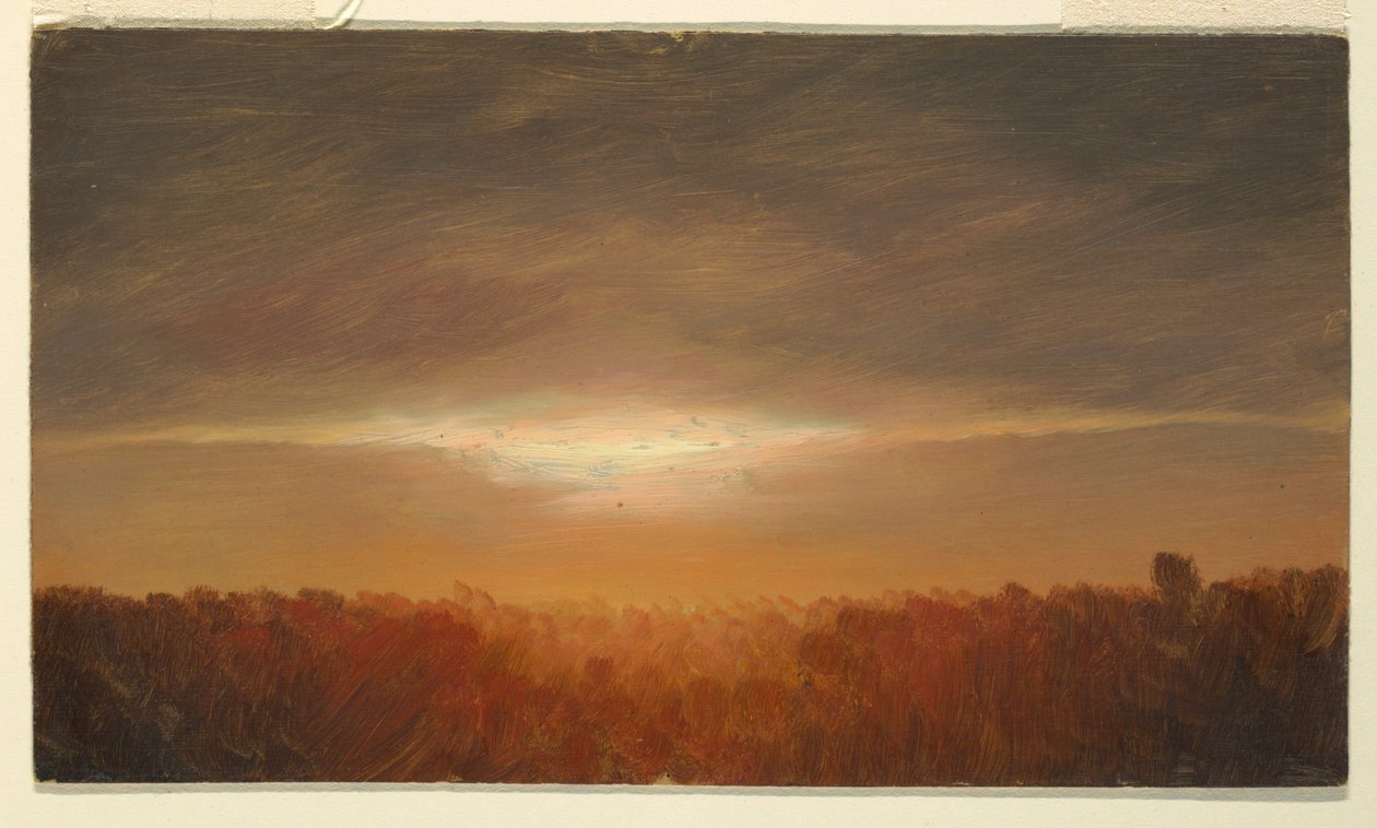 Dessin, Études de nuages, 1865 - Frederic Edwin Church