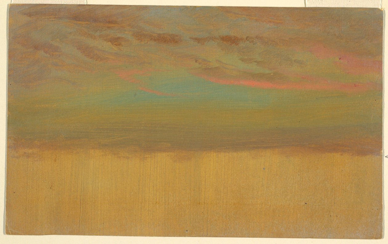 Dessin, étude de nuages, 1870-80 - Frederic Edwin Church