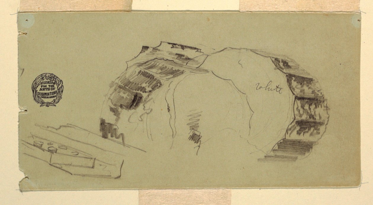 Dessin, Fragments de colonnes et d