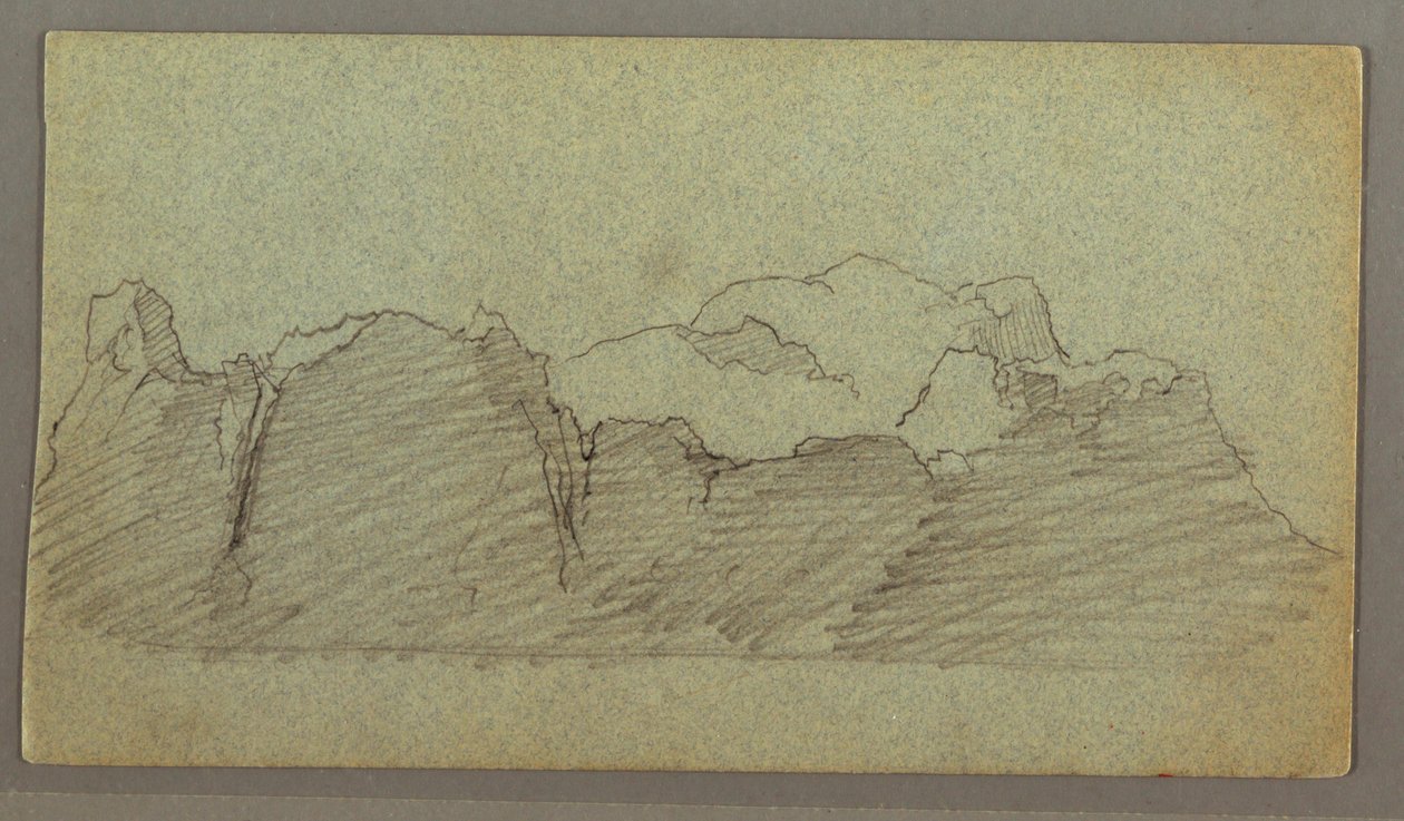 Dessin, Iceberg flottant, peut-être juin 1874 - Frederic Edwin Church