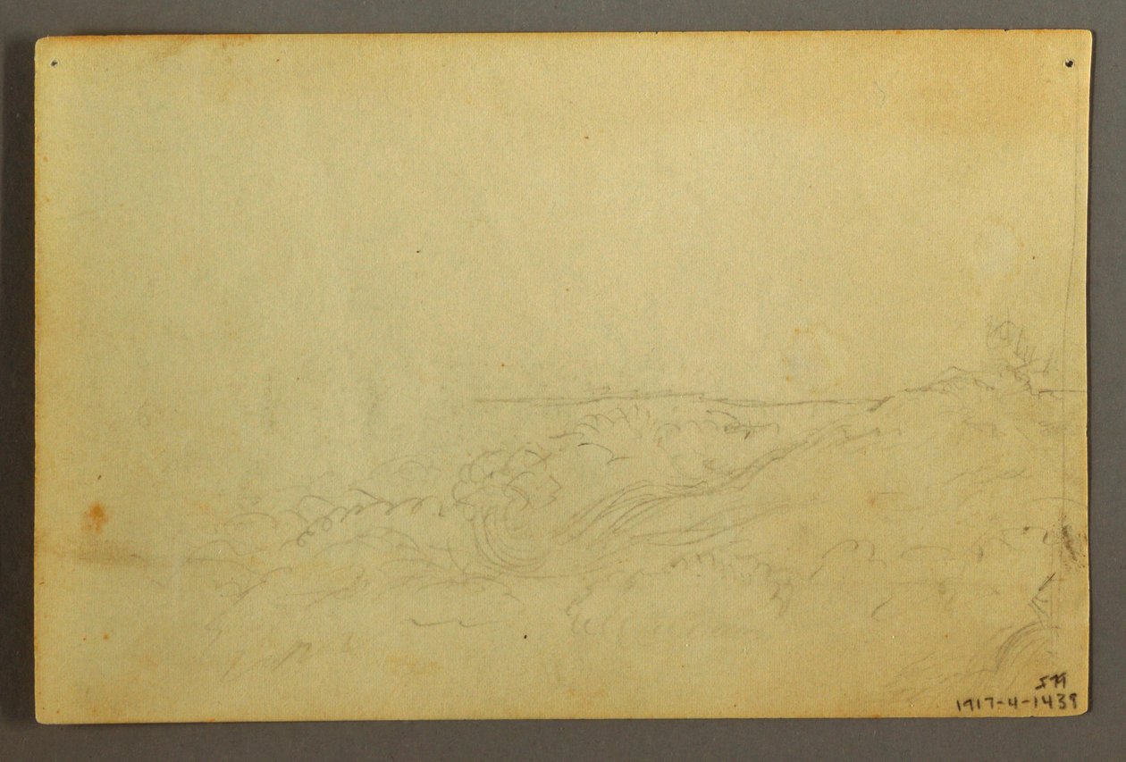 Dessin, Maison dans les bois au bord d