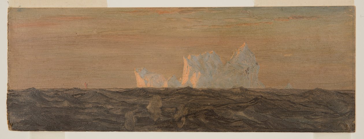 Dessin, Icebergs, juin ou juillet 1859 - Frederic Edwin Church
