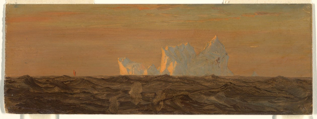 Dessin, Icebergs, juin ou juillet 1859 - Frederic Edwin Church