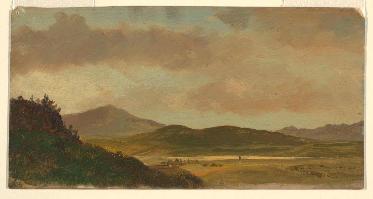 Dessin, paysage, 1865 - Frederic Edwin Church