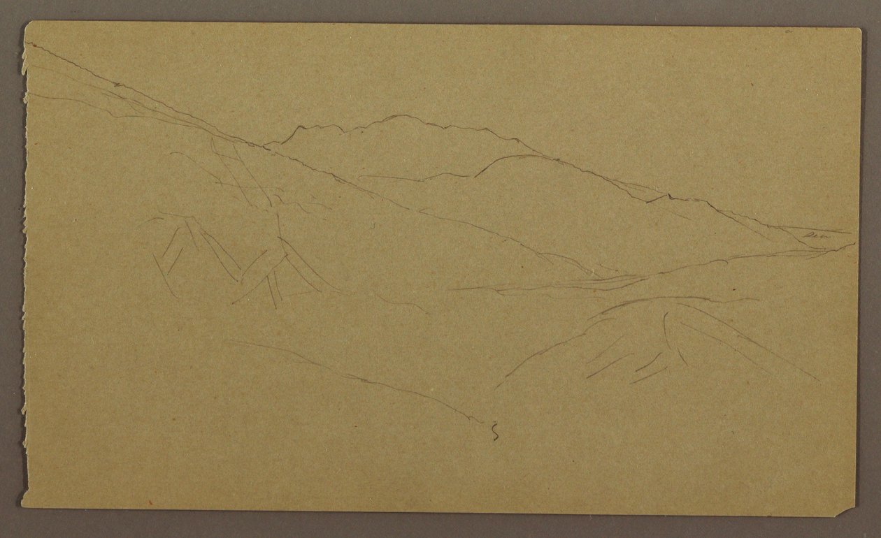 Dessin, paysage, mai-août 1865 - Frederic Edwin Church