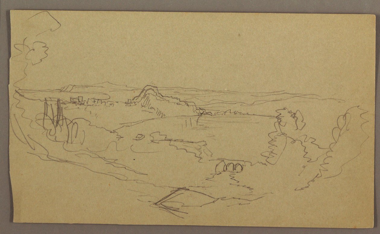 Dessin, paysage, mai-août 1865 - Frederic Edwin Church