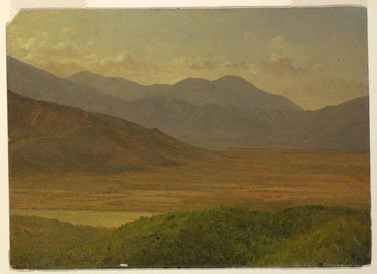 Dessin, paysage, mai 1865 - Frederic Edwin Church