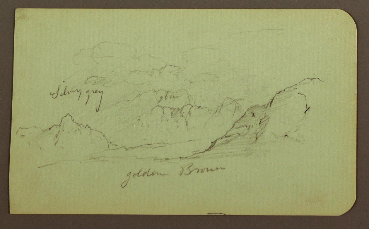 Dessin, paysage ; verso : figures, église, 1883 - Frederic Edwin Church