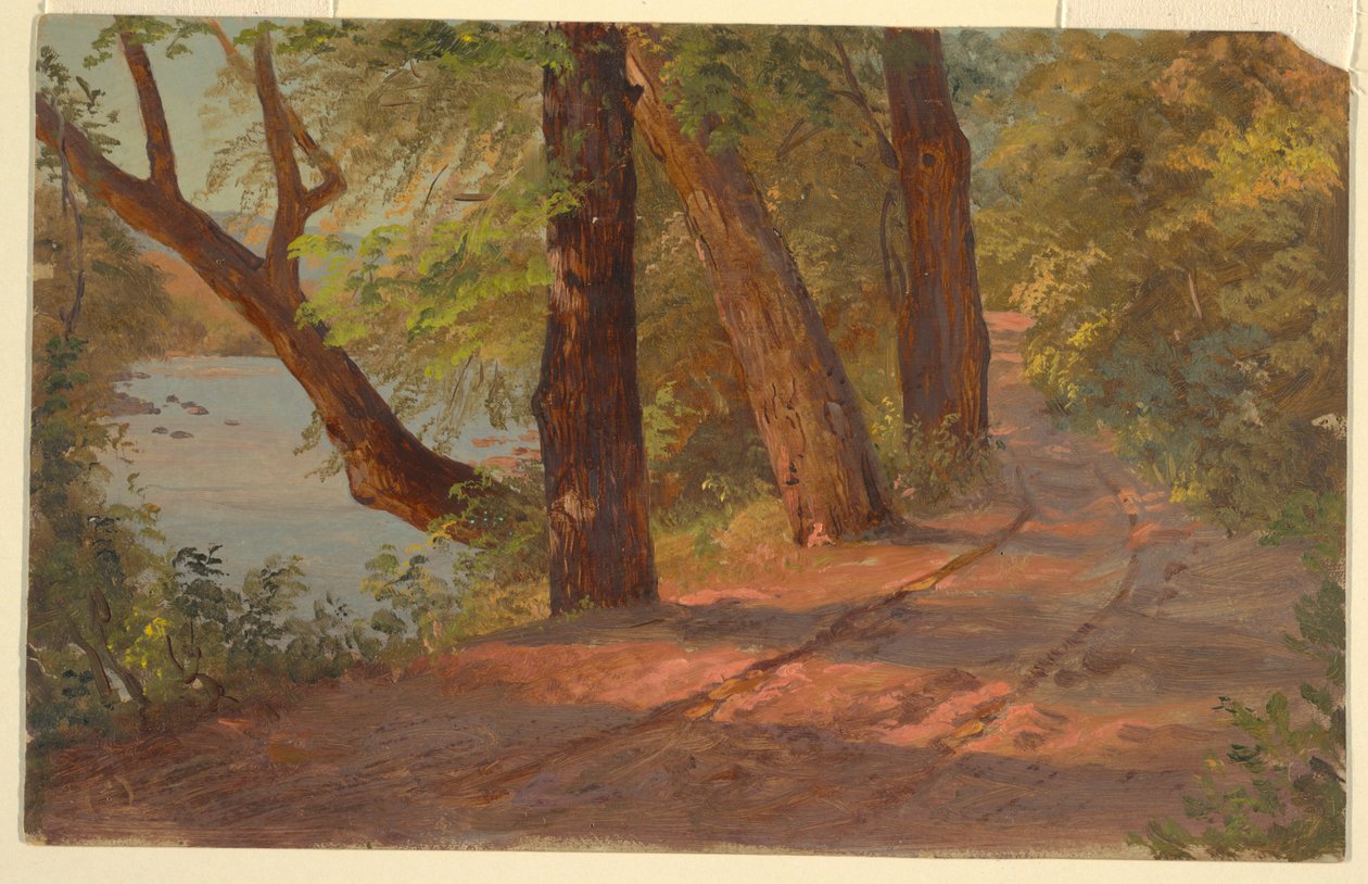 Dessin, paysage d