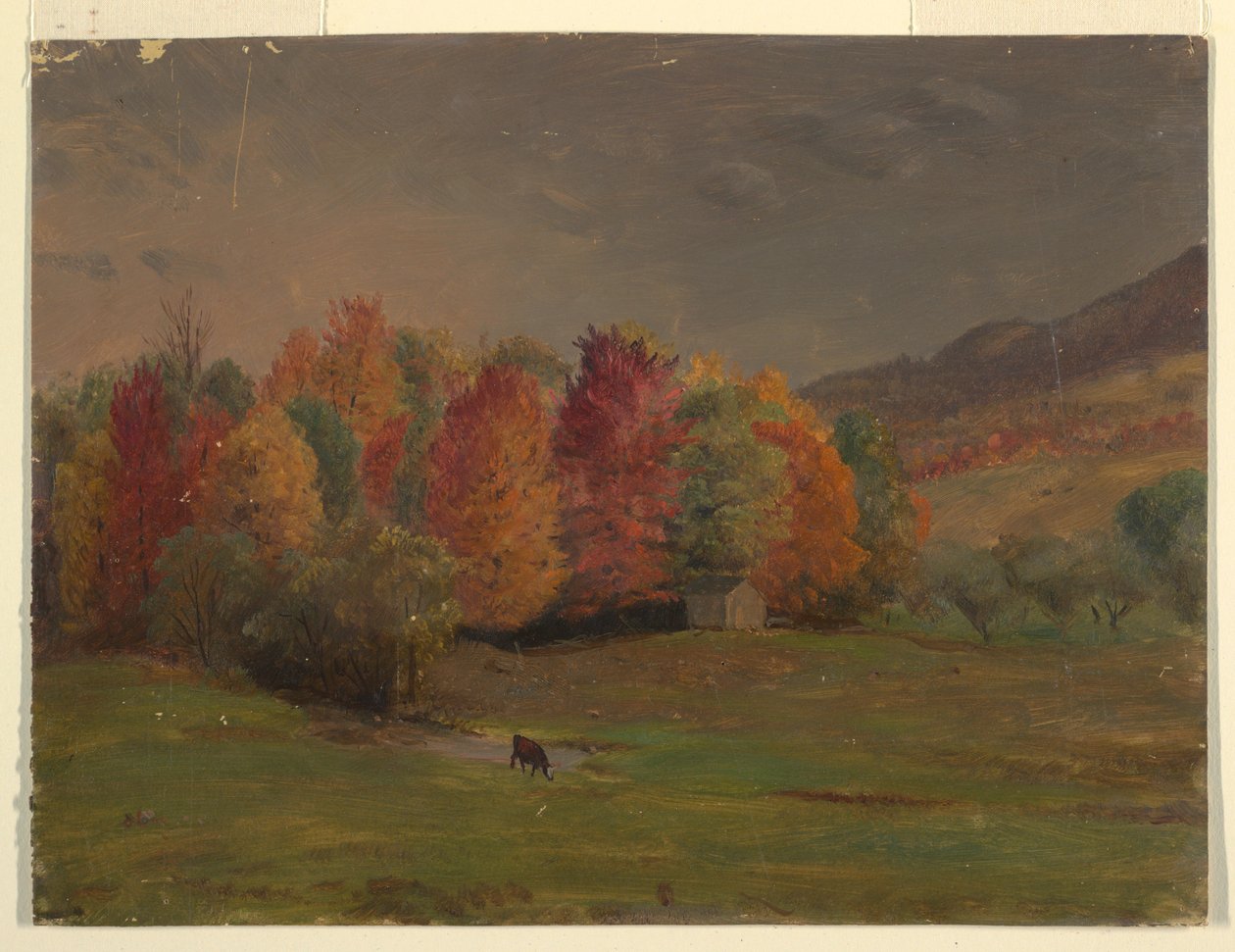 Dessin, côte du Maine ou du Canada, vers 1845 - Frederic Edwin Church