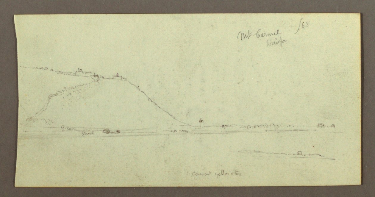 Dessin, Montagne surplombant l