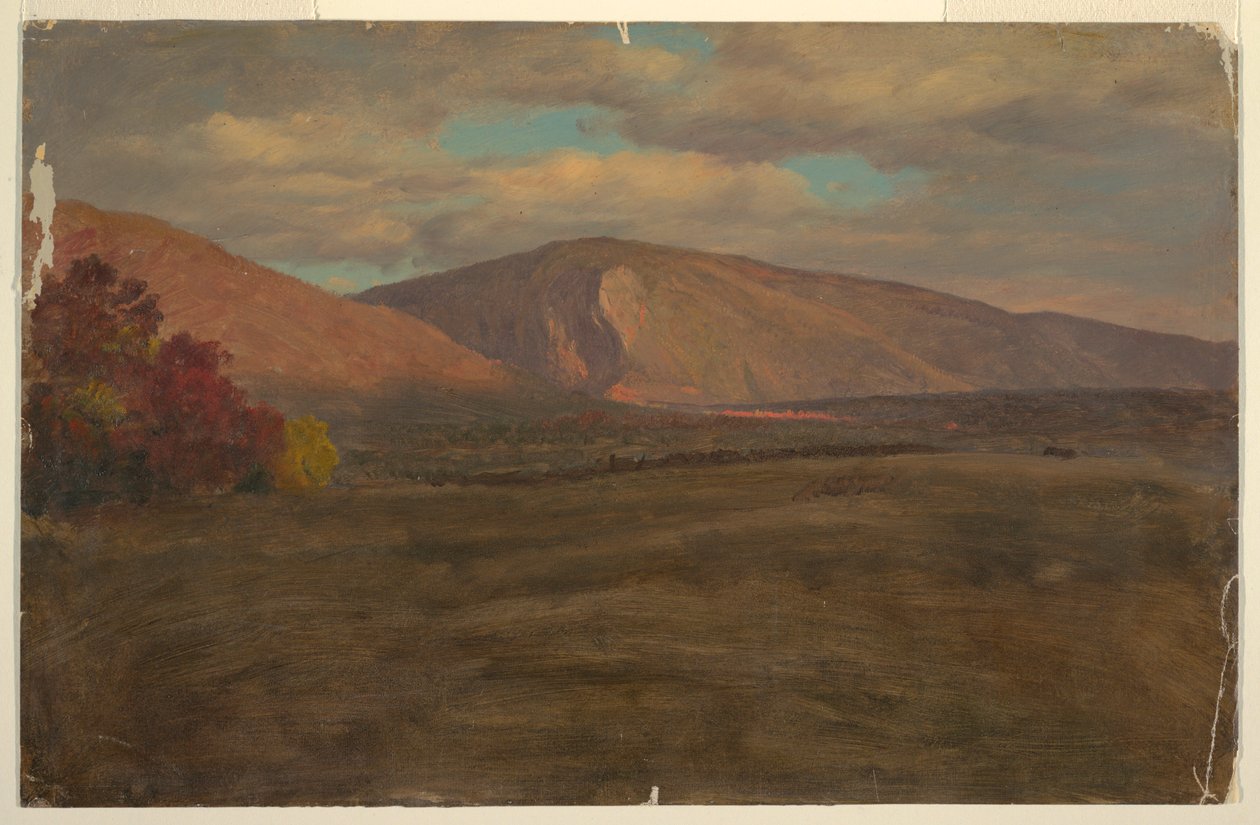 Dessin, le mont Katahdin vu du sud-ouest ( ), 1870-80 - Frederic Edwin Church