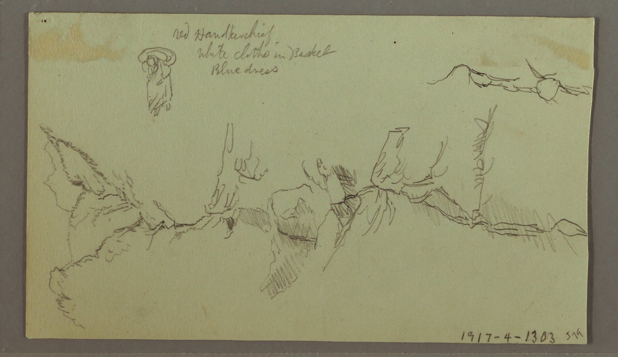 Dessin, Narrow Valley, bâtiment, 11 septembre 1803 - Frederic Edwin Church