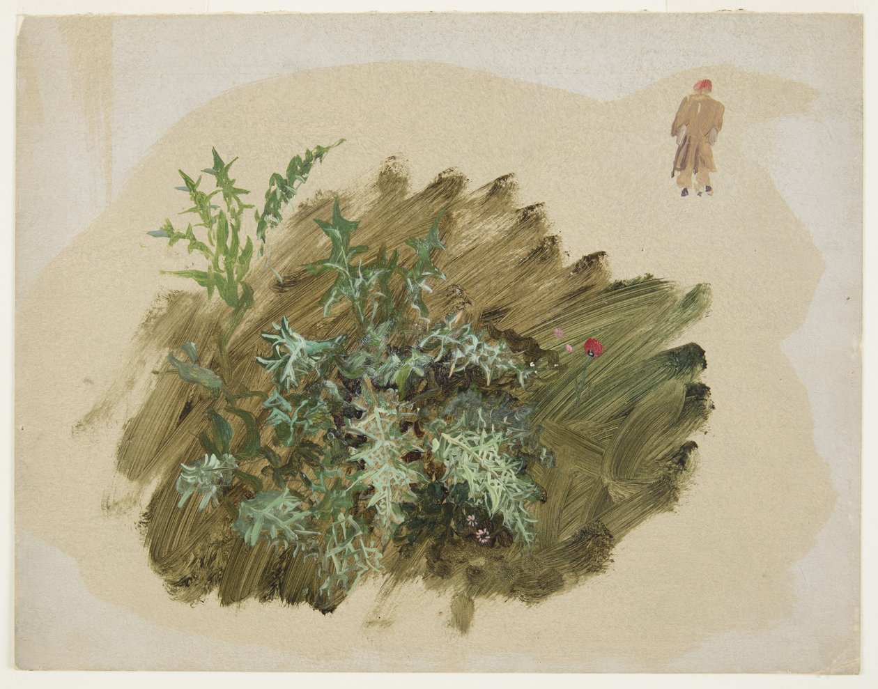 Dessin, études de plantes, 1865 - Frederic Edwin Church