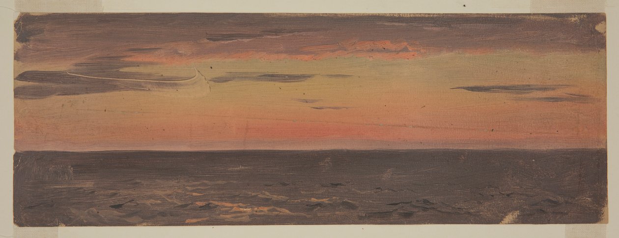 Dessin, paysage marin, juin 1859 - Frederic Edwin Church