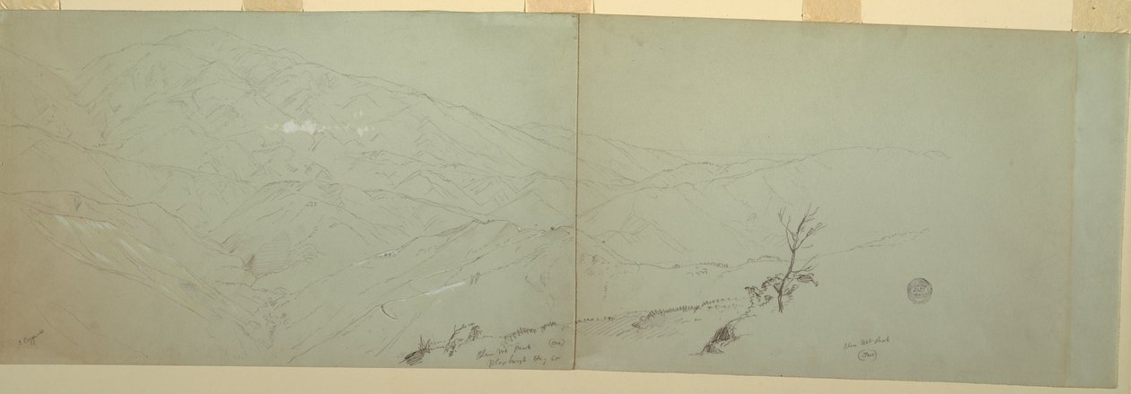 Dessin, croquis, Bloxburgh, Jamaïque, 1865 - Frederic Edwin Church