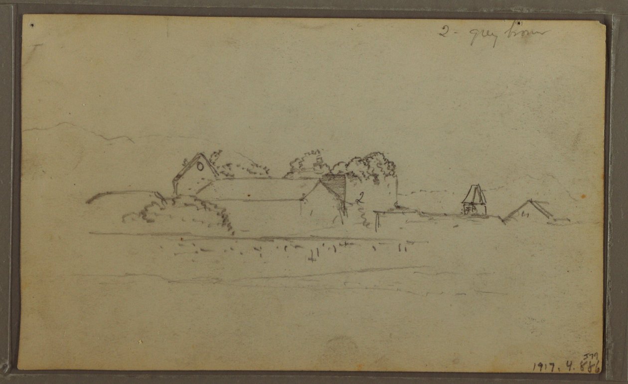 Dessin, Croquis, Équateur ou Colombie ; Verso : Croquis, Équateur ou Colombie, 1857 - Frederic Edwin Church