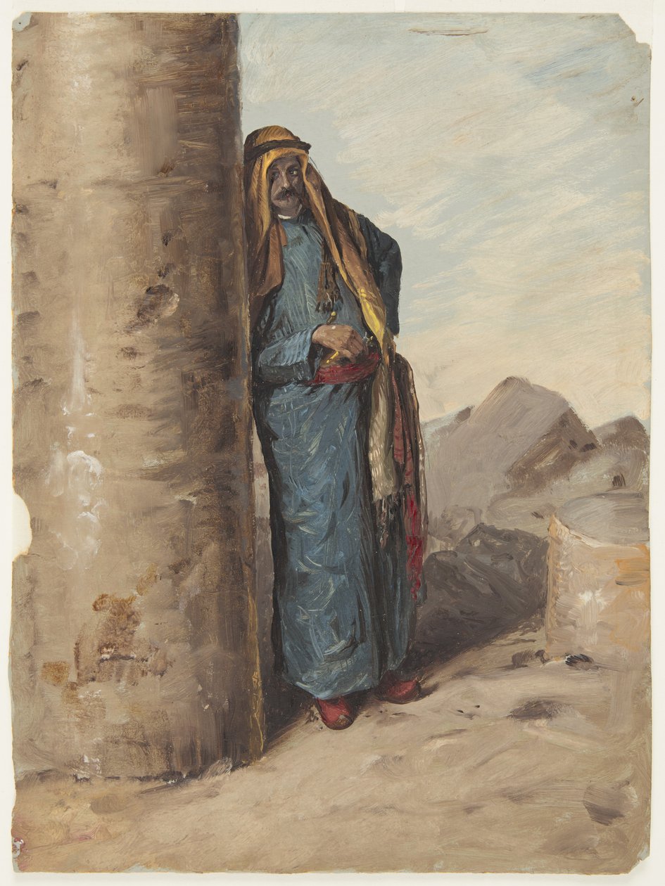Dessin, Bédouin debout, 1868 - Frederic Edwin Church