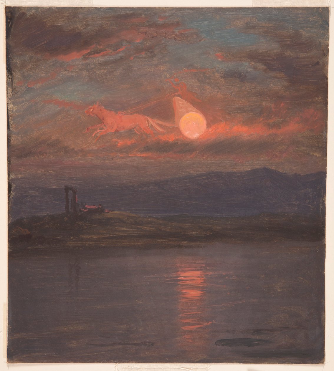 Dessin, Le Chariot du Soleil Fantaisie, probablement 1868-69 - Frederic Edwin Church