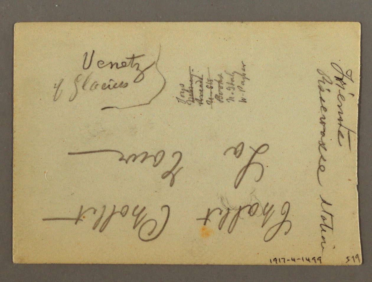 Dessin, bâtiments de la ville, peut-être 1868-69 - Frederic Edwin Church