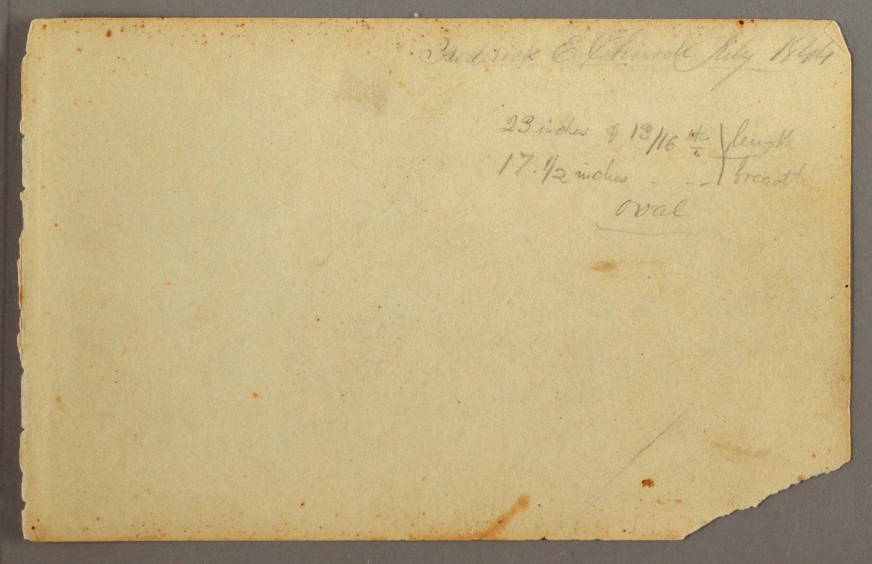 Dessin, Paysage boisé, 1844 - Frederic Edwin Church