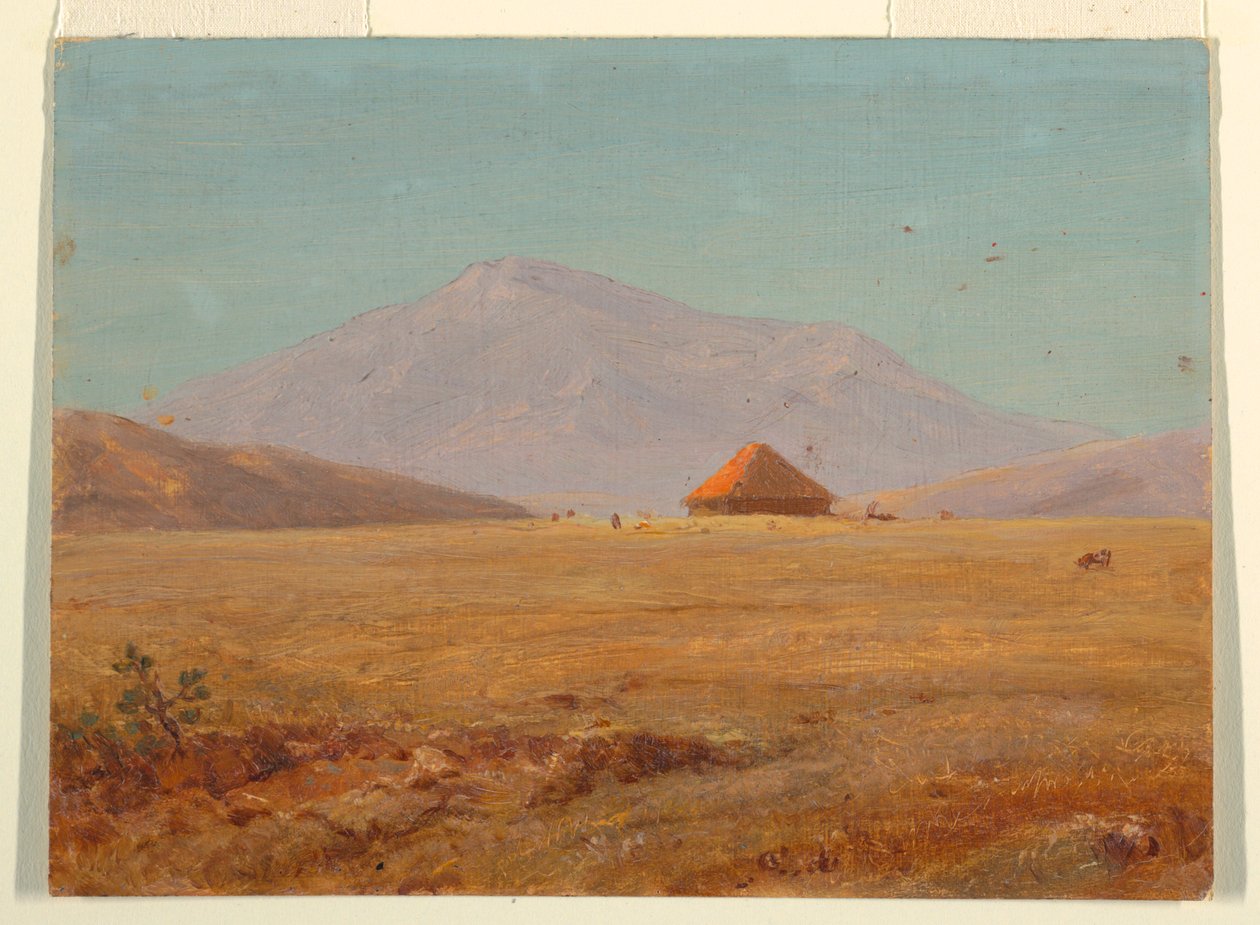 Équateur ?, plateau de montagne avec cabane - Frederic Edwin Church
