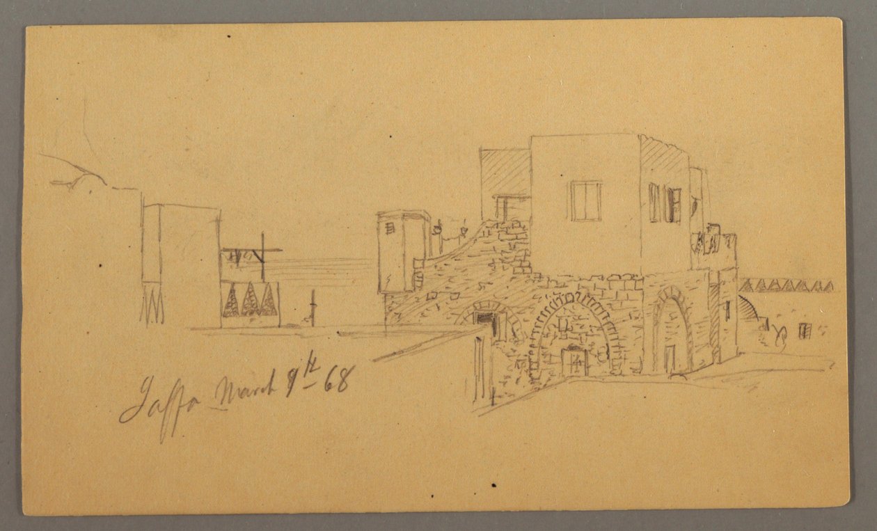 Coin de rue de Jaffa, Palestine [Tel Aviv, Israël] - Frederic Edwin Church