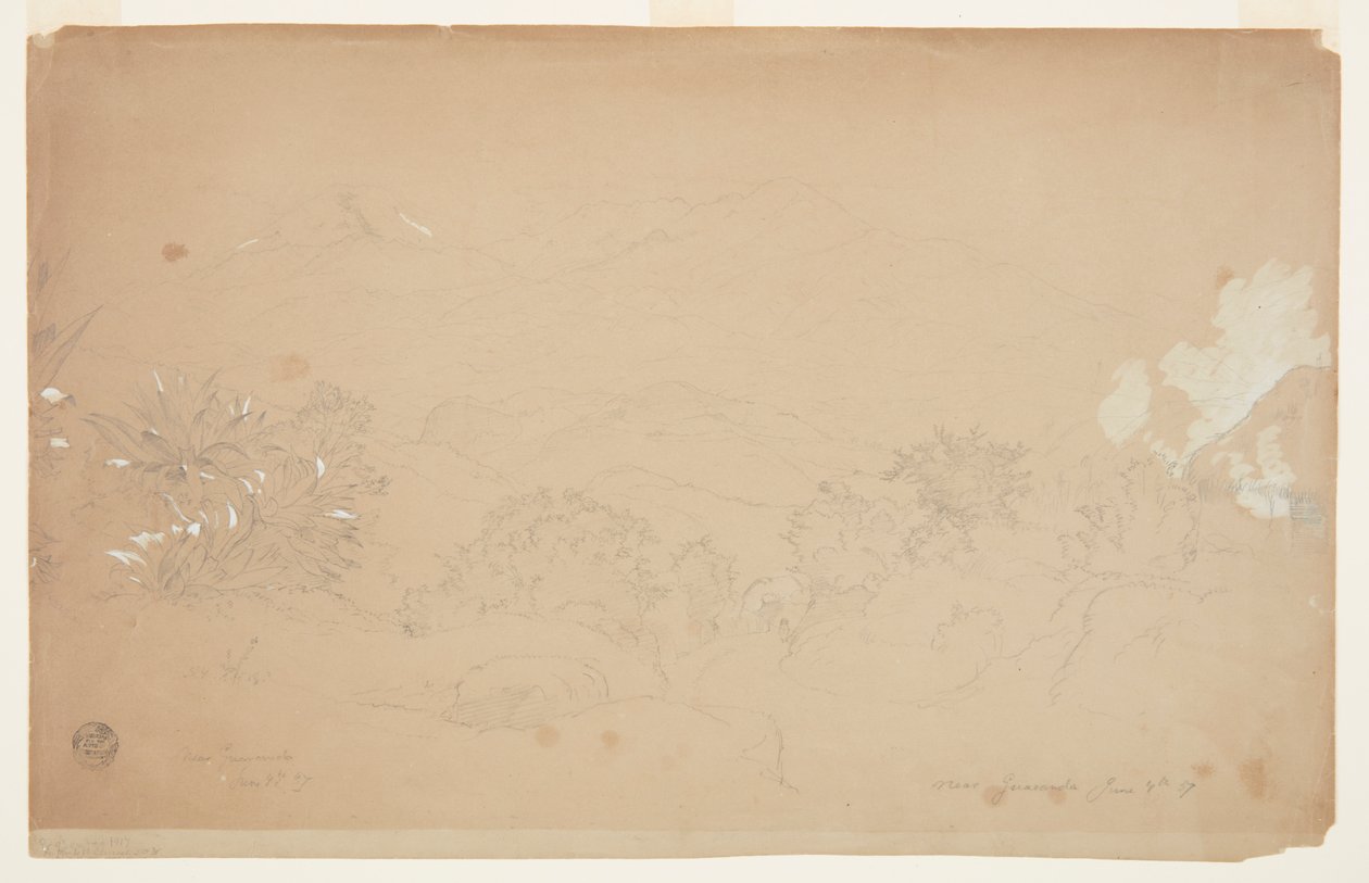 Paysage près de Guaranda, Équateur - Frederic Edwin Church