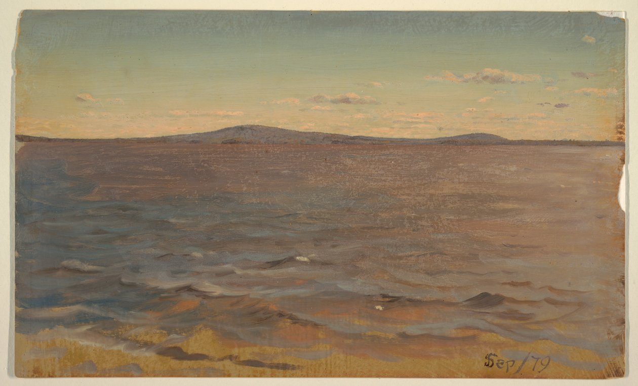 Maine, lac Katahdin - Frederic Edwin Church