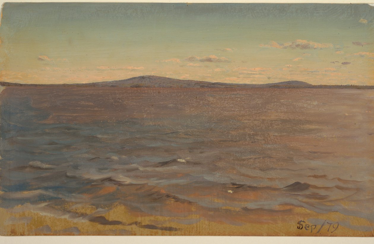 Côte du Maine, vagues - Frederic Edwin Church