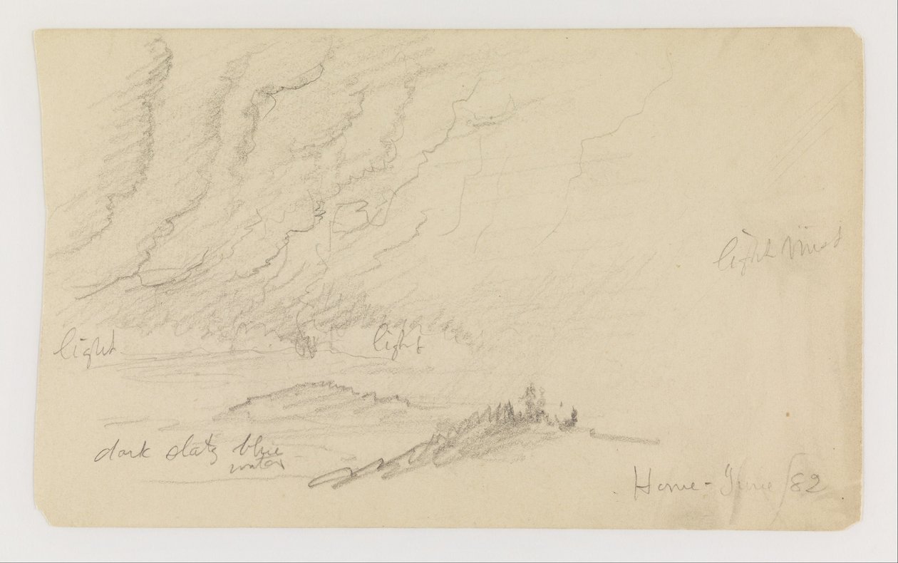 Brume sur la rivière et les collines - Frederic Edwin Church