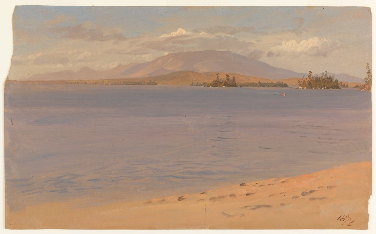 Mont Katahdin depuis le lac Millinocket - Frederic Edwin Church
