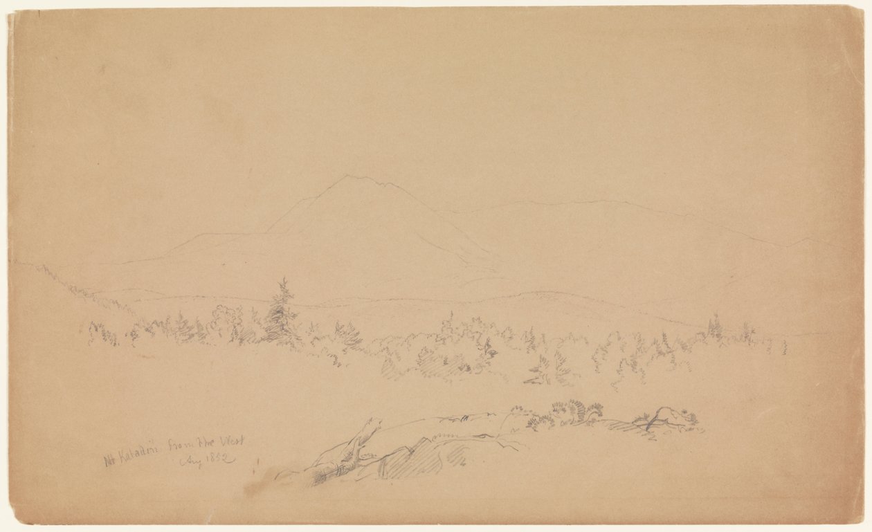"Le mont Katahdin vu de l